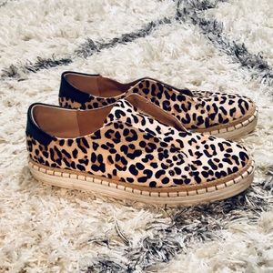JSlides cheetah print shoes
